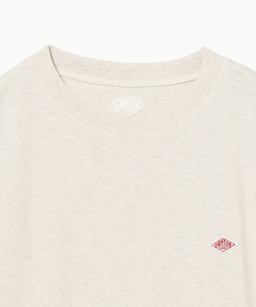 DANTON(ダントン)の「DANTON / SOLID SWEATSHIRT(スウェット・レディース・オフホワイト/チャコールグレー・SMALL/MEDIUM)」の8枚目の写真