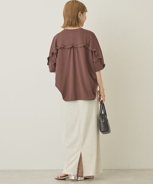 AMERICAN HOLIC(アメリカンホリック)の「バックフリルラウンドカットプルオーバー(Tシャツ/カットソー・レディース・ブルー系その他6/ラベンダー/チャコールグレー/オフホワイト/ブラウン・M/L)」の19枚目の写真