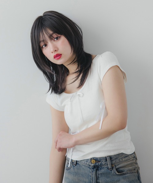 Brightlele(ブライトララ)の「「 ミアハッシュカット 」 ウィッグ 自然 ミディアム ウルフ セミロング 韓国(ウィッグ・レディース・その他6/その他4/その他2/その他3/その他5/その他1・フリー)」の9枚目の写真