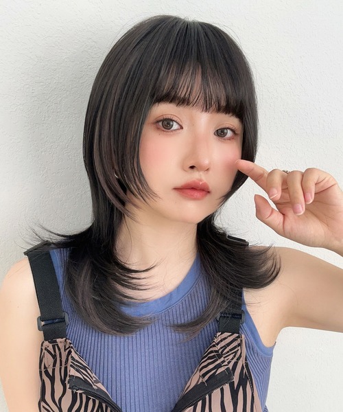 Brightlele(ブライトララ)の「「 ミアハッシュカット 」 ウィッグ 自然 ミディアム ウルフ セミロング 韓国(ウィッグ・レディース・その他6/その他4/その他2/その他3/その他5/その他1・フリー)」の17枚目の写真