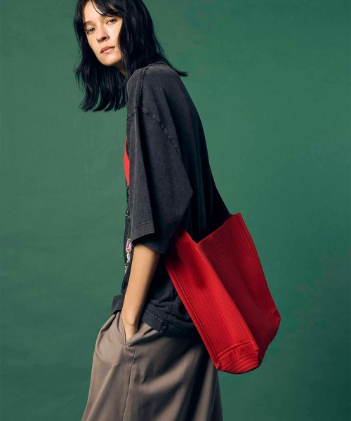 UNISEX》【EX】Knit Shoulder Tote Bag/ニットショルダートート