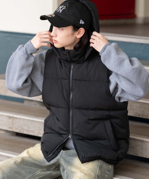 WEGO/【25年秋冬新作】2WAYパファーベスト（ダウンベスト）｜WEGO