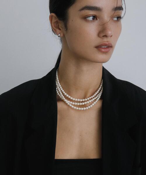URBAN RESEARCH(アーバンリサーチ)の「decor『デコール』 3Standpearlnecklace(ネックレス・レディース・ホワイト系その他・-)」の9枚目の写真