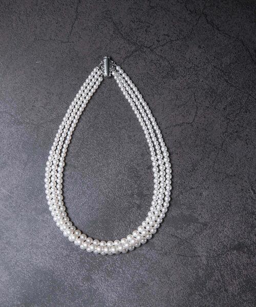 URBAN RESEARCH(アーバンリサーチ)の「decor『デコール』 3Standpearlnecklace(ネックレス・レディース・ホワイト系その他・-)」の13枚目の写真
