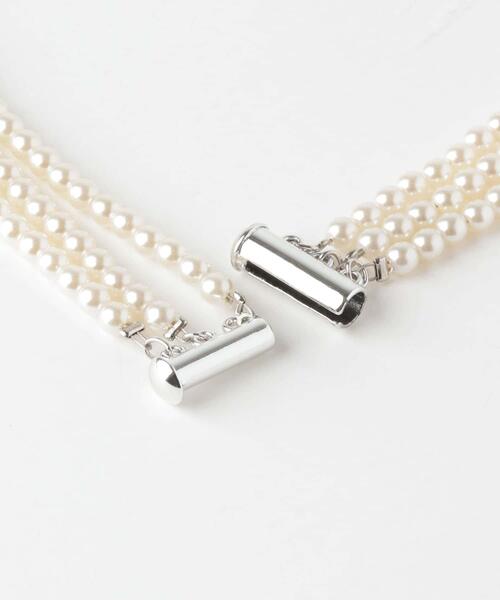 URBAN RESEARCH(アーバンリサーチ)の「decor『デコール』 3Standpearlnecklace(ネックレス・レディース・ホワイト系その他・-)」の6枚目の写真