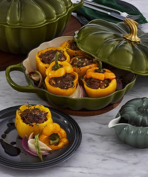 シグニチャー ビュッフェ・キャセロール・パンプキン 28cm オリーブ  