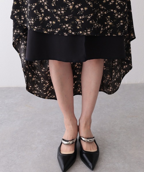 超美品　kate spade ♠ブラック フレアスカート シャカシャカ絹　シルク 2025年最新】kate spade new york カラー：ブラック系 フレア