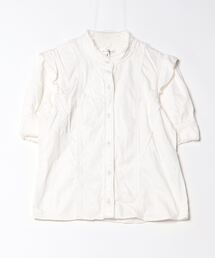 セレクション ブラウス ブランドオフ SELECTION コットン ブラウス 中古 レディース Aletta vita ブラウス 刺繍 スキッパー チュニック ボリューム袖