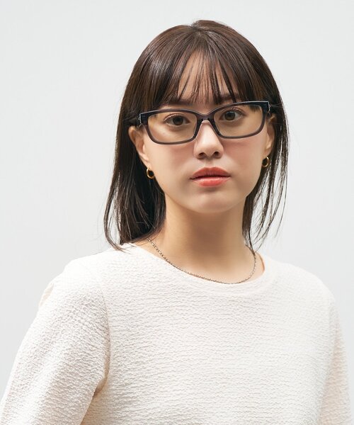WEB 限定】Zoff｜takashi kumagai ウェリントン型 サングラス｜横長