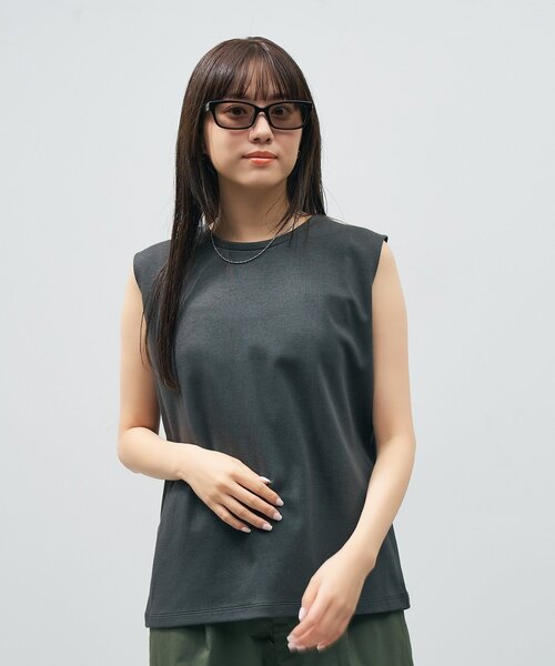 Zoff(ゾフ)の「【WEB 限定】Zoff|takashi kumagai ウェリントン型 サングラス|横長フレーム|カラーレンズ|紫外線対策 UVカット| レディース ユニセックス(サングラス・レディース・ブラック/ブラック系その他/グレー・FREE)」の20枚目の写真