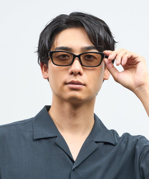 Zoff(ゾフ)の「【WEB 限定】Zoff|takashi kumagai ウェリントン型 サングラス|横長フレーム|カラーレンズ|紫外線対策 UVカット| レディース ユニセックス(サングラス・レディース・ブラック/ブラック系その他/グレー・FREE)」の22枚目の写真