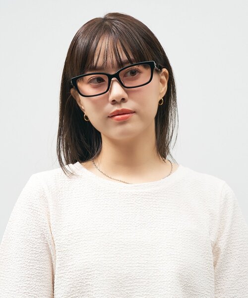 WEB 限定】Zoff｜takashi kumagai ウェリントン型 サングラス｜横長
