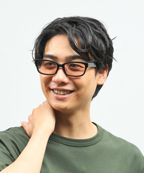 WEB 限定】Zoff｜takashi kumagai ウェリントン型 サングラス｜横長