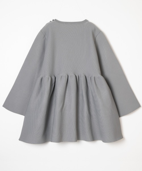 ever closet(エバークローゼット)の「ペプラムニット ジャケット(カーディガン/ボレロ・レディース・ブラック/グレー・F)」の12枚目の写真