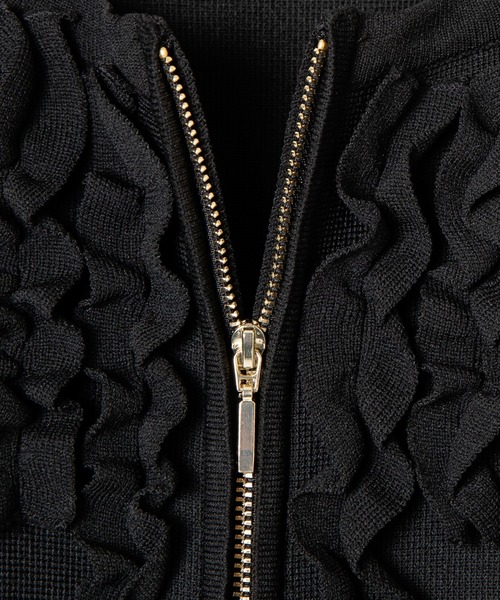 ever closet(エバークローゼット)の「ペプラムニット ジャケット(カーディガン/ボレロ・レディース・ブラック/グレー・F)」の17枚目の写真