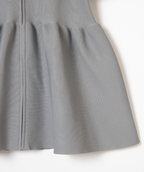 ever closet(エバークローゼット)の「ペプラムニット ジャケット(カーディガン/ボレロ・レディース・ブラック/グレー・F)」の18枚目の写真