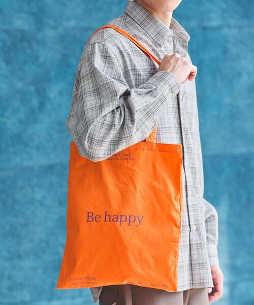 green label relaxing（グリーンレーベルリラクシング）の「GLR スーベニア トートバッグ（トートバッグ・メンズ・ピンク/オフホワイト/オレンジ/ロイヤルブルー/ケリーグリーン/ライム/ダークブラウン・FREE）」の7枚目の写真