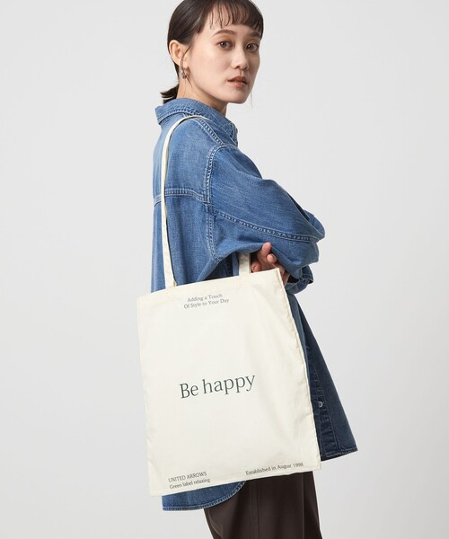 green label relaxing（グリーンレーベルリラクシング）の「GLR スーベニア トートバッグ（トートバッグ・メンズ・ピンク/オフホワイト/オレンジ/ロイヤルブルー/ケリーグリーン/ライム/ダークブラウン・FREE）」の13枚目の写真