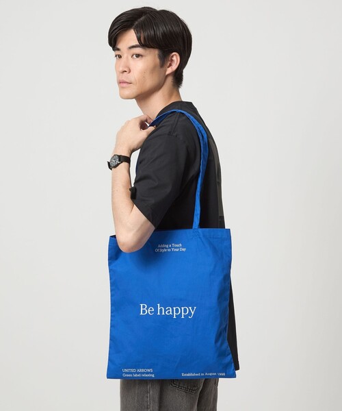 green label relaxing（グリーンレーベルリラクシング）の「GLR スーベニア トートバッグ（トートバッグ・メンズ・ピンク/オフホワイト/オレンジ/ロイヤルブルー/ケリーグリーン/ライム/ダークブラウン・FREE）」の14枚目の写真