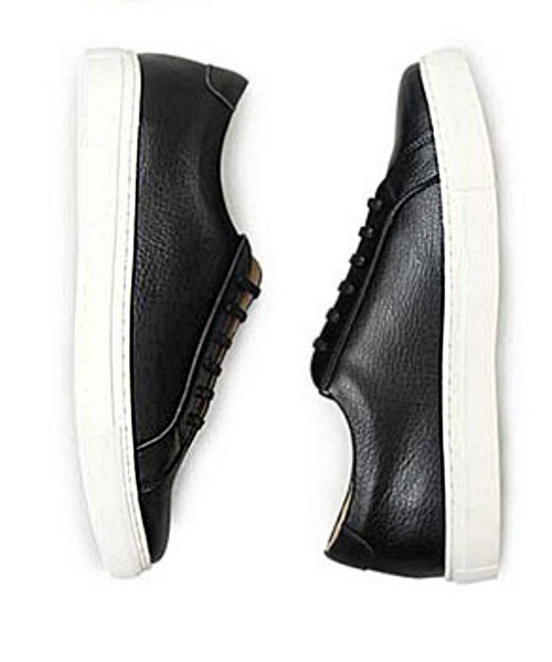 BACKYARD FAMILY(バックヤードファミリー)の「glabella Split Leather Sneakers(スニーカー・メンズ・ブラック/ブラック系その他/ホワイト・25cm/26cm/27cm)」の5枚目の写真