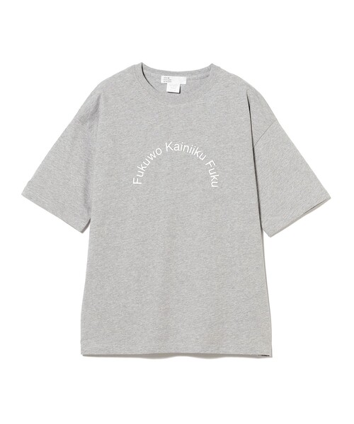 TOKYO CULTUART by BEAMS(トウキョウカルチャートバイビームス)の「平山昌尚(HIMAA) / FUKU Tee shirt(Tシャツ/カットソー・レディース・ブラック/グレー・MEDIUM/X-LARGE/LARGE/SMALL)」の3枚目の写真