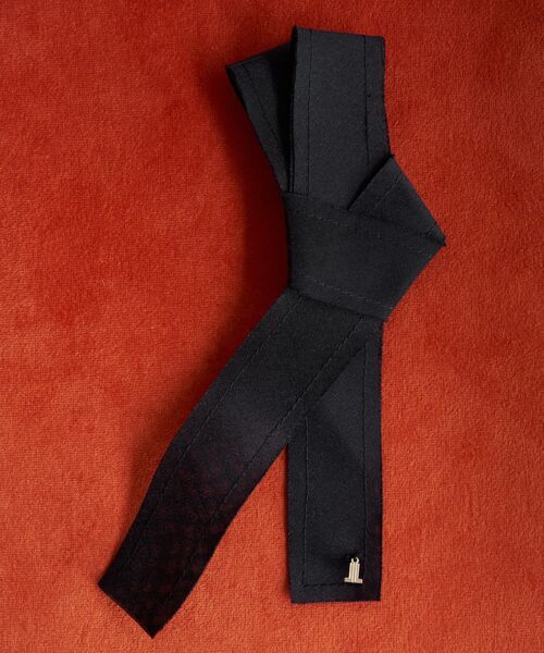 LANVIN en Bleu(ランバンオンブルー)の「カットオフリボンブローチ(ブローチ/コサージュ・レディース・ブラック/ブラウン・FREE)」の1枚目の写真