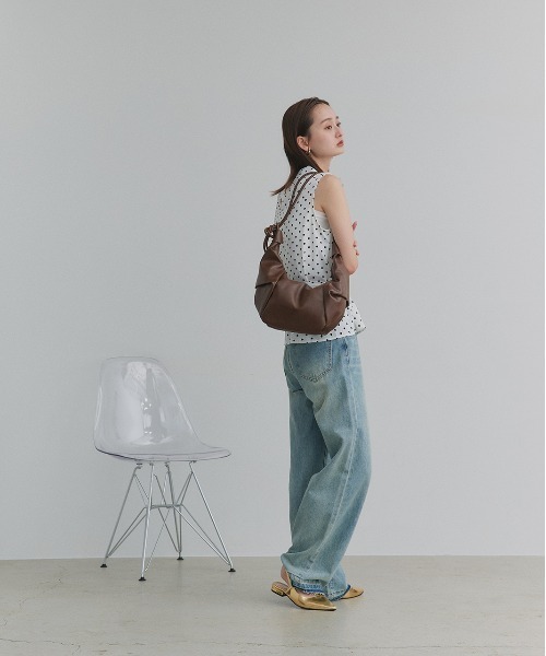 ad thie(アドティエ)の「マルチリボン付き ポルカドットノースリーブブラウス(シャツ/ブラウス・レディース・オフホワイト/ブラック・FREE)」の17枚目の写真