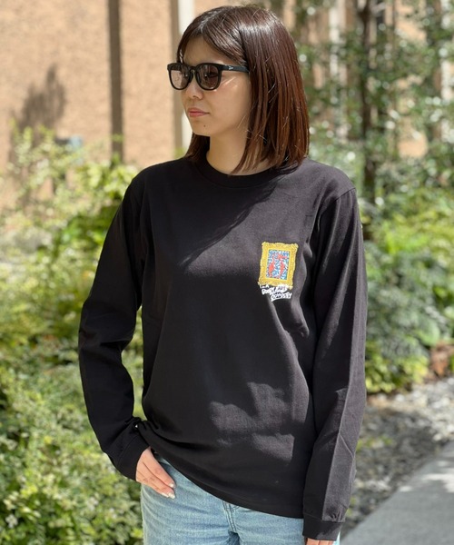 CHUMS(チャムス)の「【CHUMS】Art Booby Brushed L/S T-Shirt(Tシャツ/カットソー・メンズ・ブラック/ホワイト・X-LARGE/LARGE/MEDIUM)」の1枚目の写真