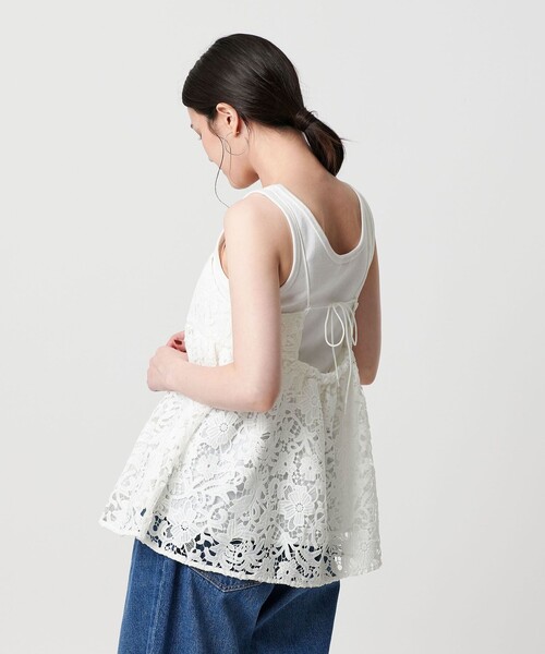 H BEAUTY&YOUTH レースキャミソール BEAUTY&YOUTH UNITED ARROWS（ビューティーアンドユースユナイテッド