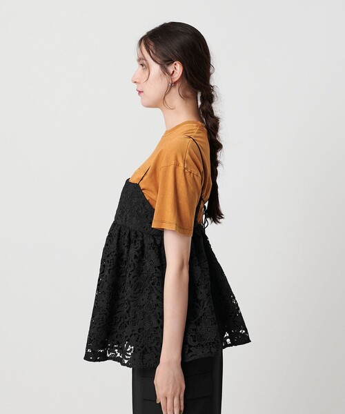 BEAUTY&YOUTH UNITED ARROWS(ビューティーアンドユースユナイテッドアローズ)の「ポリエステル レースキャミソール(その他トップス・レディース・ブラック/オフホワイト・FREE)」の11枚目の写真