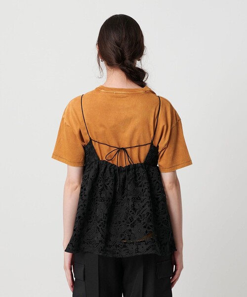 UNITED ARROWS beauty&youthガーリーキャミソール BEAUTY&YOUTH UNITED ARROWS｜ポリエステルジャガード