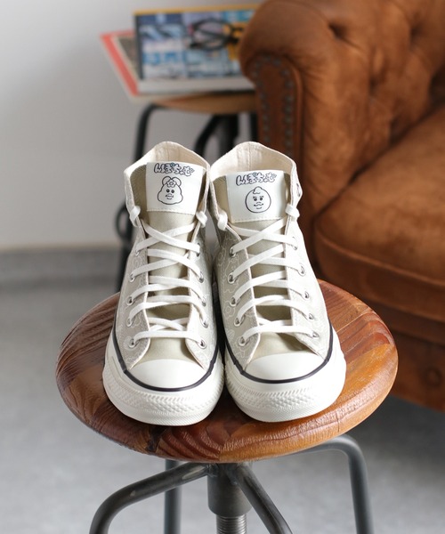 き*ら様 んぽちゃむ×コンバース んぽちゃむスニーカー　24cm CONVERSE × 可哀想に！が夢のコラボ！おぱんちゅうさぎ＆ん