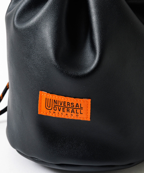 UNIVERSAL OVERALL（ユニバーサルオーバーオール）の「【UNIVERSALOVERALL / ユニバーサルオーバーオール】ECO leather purse/ポシェット/ユニセックス/エコレザー【WEB限定】（ショルダーバッグ・メンズ・ブラック/ブラウン/シルバー・フリー）」の13枚目の写真