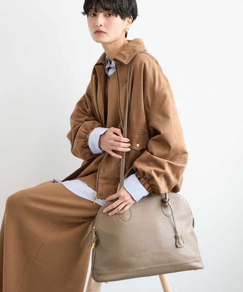 AULENTTI（オウレンティ）の「BARNYARDSTORM / 【AULENTTI(オウレンティ) 】BIG BAG（ボストンバッグ・レディース・モカ/ブラック・FREE）」の6枚目の写真