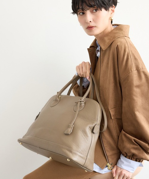 AULENTTI（オウレンティ）の「BARNYARDSTORM / 【AULENTTI(オウレンティ) 】BIG BAG（ボストンバッグ・レディース・モカ/ブラック・FREE）」の7枚目の写真