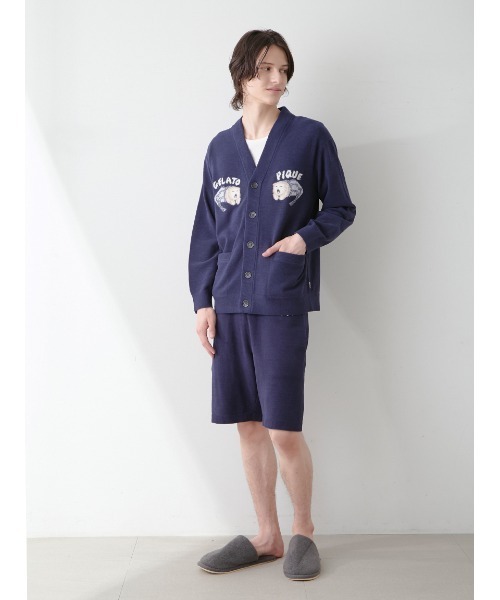 gelato pique（ジェラートピケ）の「【HOMME】sleeping cat ジャガード