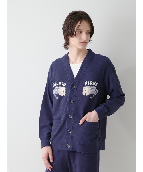 gelato pique（ジェラートピケ）の「【HOMME】sleeping cat ジャガード