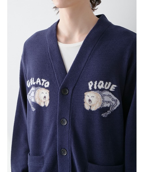 gelato pique（ジェラートピケ）の「【HOMME】sleeping cat ジャガード 