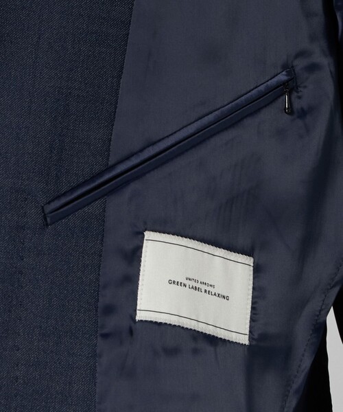 green label relaxing（グリーンレーベルリラクシング）の「A+ デニムライク ダブルブレスト 4B スタンダード ジャケット -ウォッシャブル・ストレッチ-（テーラードジャケット・メンズ・ロイヤルブルー・S/M/L/XL）」の12枚目の写真