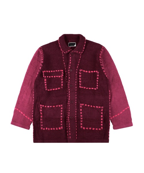 PHINGERIN（フィンガリン）の「PHINGERIN PG1 SHORT COAT (PD-252-KN-031)（その他アウター・メンズ・ボルドー/ネイビー/ベージュ・X-LARGE/LARGE/MEDIUM/SMALL）」の6枚目の写真