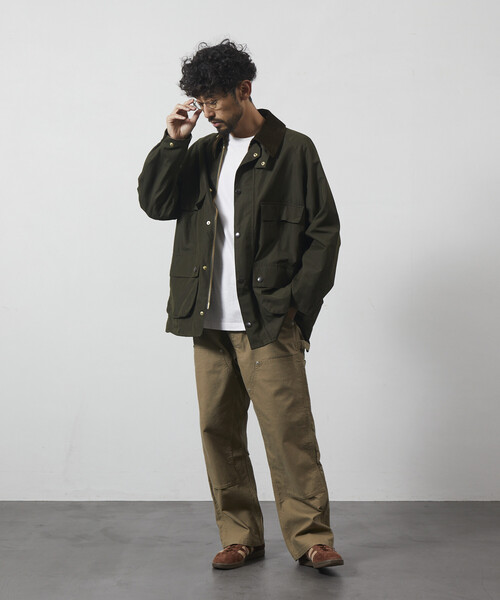 Barbour（バブアー）の「barbour/バブアー 別注OLD BEDALE OS SLEEVE / 252MCAS223 / オールド ビデイル オーバーサイズ スリーブ（ブルゾン・メンズ・ブラック/オリーブ・34/36/38/40/42）」の9枚目の写真