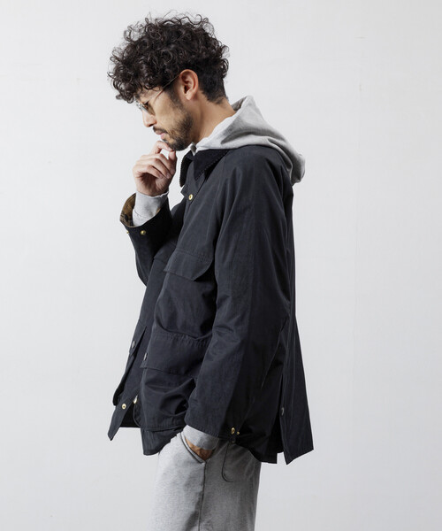 Barbour（バブアー）の「barbour/バブアー 別注OLD BEDALE OS SLEEVE / 252MCAS223 / オールド ビデイル オーバーサイズ スリーブ（ブルゾン・メンズ・ブラック/オリーブ・34/36/38/40/42）」の11枚目の写真