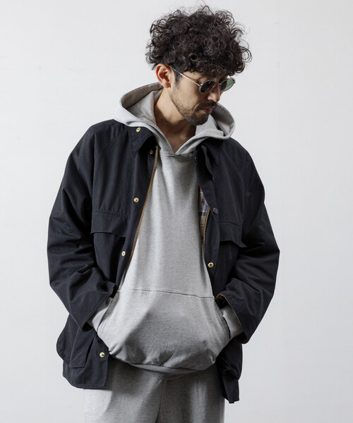 Barbour（バブアー）の「barbour/バブアー 別注OLD BEDALE OS SLEEVE / 252MCAS223 / オールド ビデイル オーバーサイズ スリーブ（ブルゾン・メンズ・ブラック/オリーブ・34/36/38/40/42）」の15枚目の写真