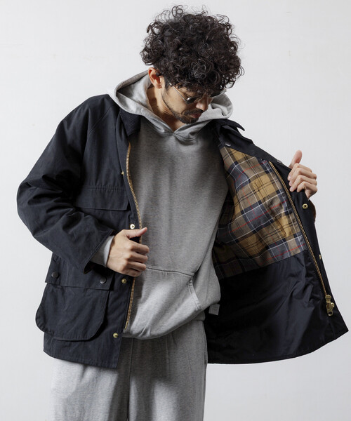 Barbour（バブアー）の「barbour/バブアー 別注OLD BEDALE OS SLEEVE / 252MCAS223 / オールド ビデイル オーバーサイズ スリーブ（ブルゾン・メンズ・ブラック/オリーブ・34/36/38/40/42）」の20枚目の写真