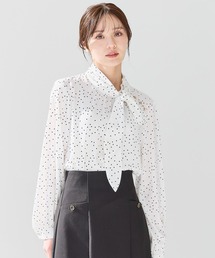 Andemiu | ボウタイツキブラウス長袖595518(シャツ/ブラウス)