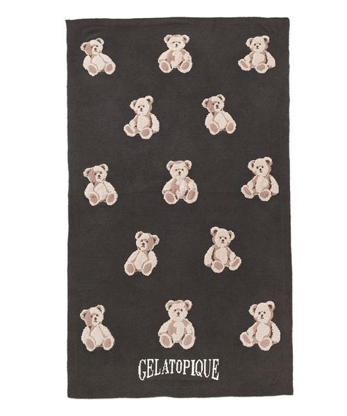 gelato pique Sleep（ジェラートピケスリープ）の「【Sleep】モチーフジャガードマルチカバー（寝具・レディース・オフホワイト/ダークグレー/ピンク・F）」の22枚目の写真