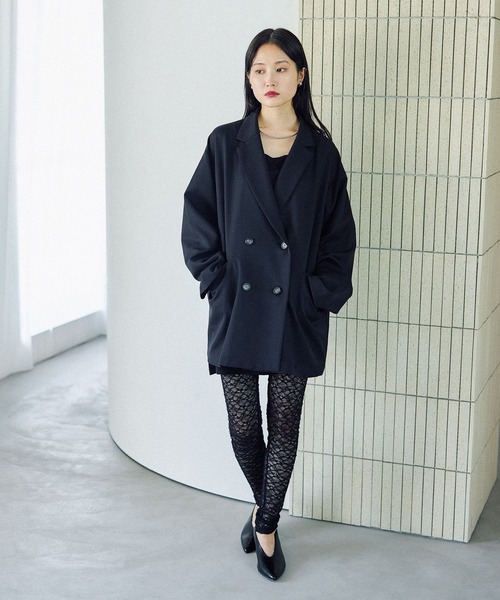 LEPSIM(レプシィム)の「レースルーズレギンス 579280(レギンス/スパッツ・レディース・ブラック/アイボリー・ONE SIZE)」の11枚目の写真