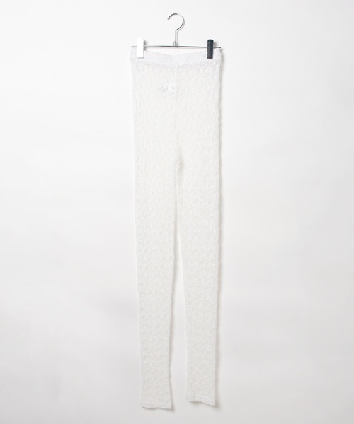 LEPSIM(レプシィム)の「レースルーズレギンス 579280(レギンス/スパッツ・レディース・ブラック/アイボリー・ONE SIZE)」の15枚目の写真