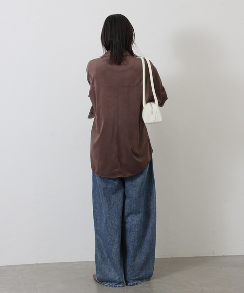 JOURNAL STANDARD(ジャーナルスタンダード)の「フェイクスエードシャツ(シャツ/ブラウス・レディース・タン/ブラウン・FREE)」の21枚目の写真