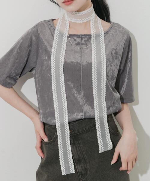 SMELLY（スメリー）の「マルチレースセットネックレスA（ネックレス・レディース・ホワイト・-）」の12枚目の写真